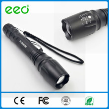 Elétrica Powerful Zoomable levou tocha luz Handhold Luz Táctica recarregável